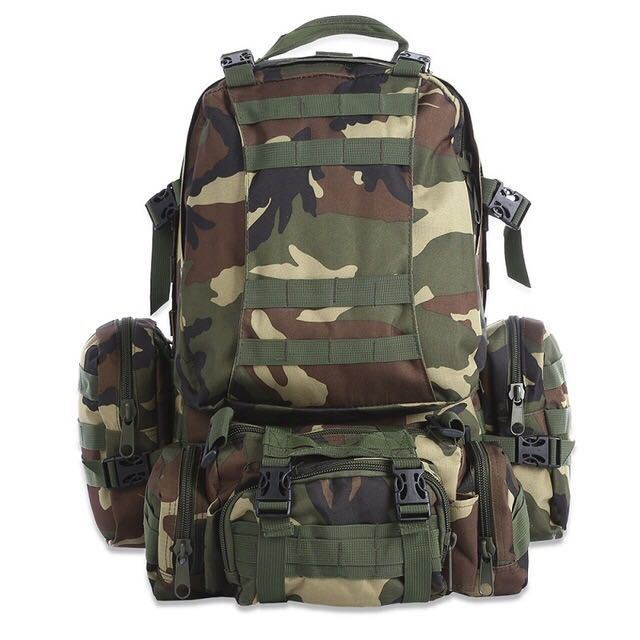50L Backpack – Waterproof for Camping, Hiking, & Travel
