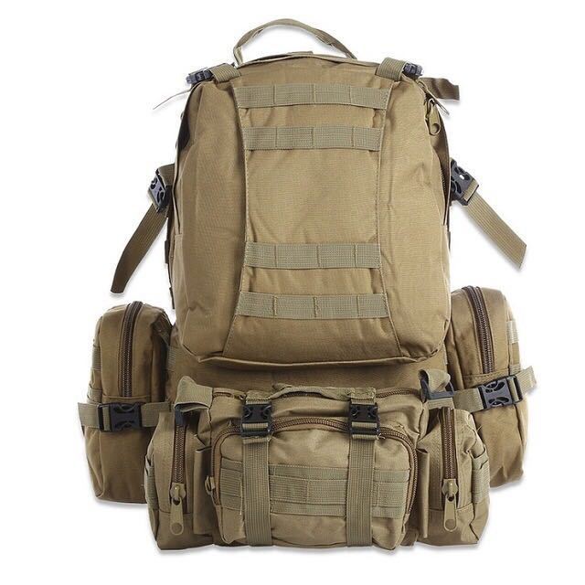50L Backpack – Waterproof for Camping, Hiking, & Travel