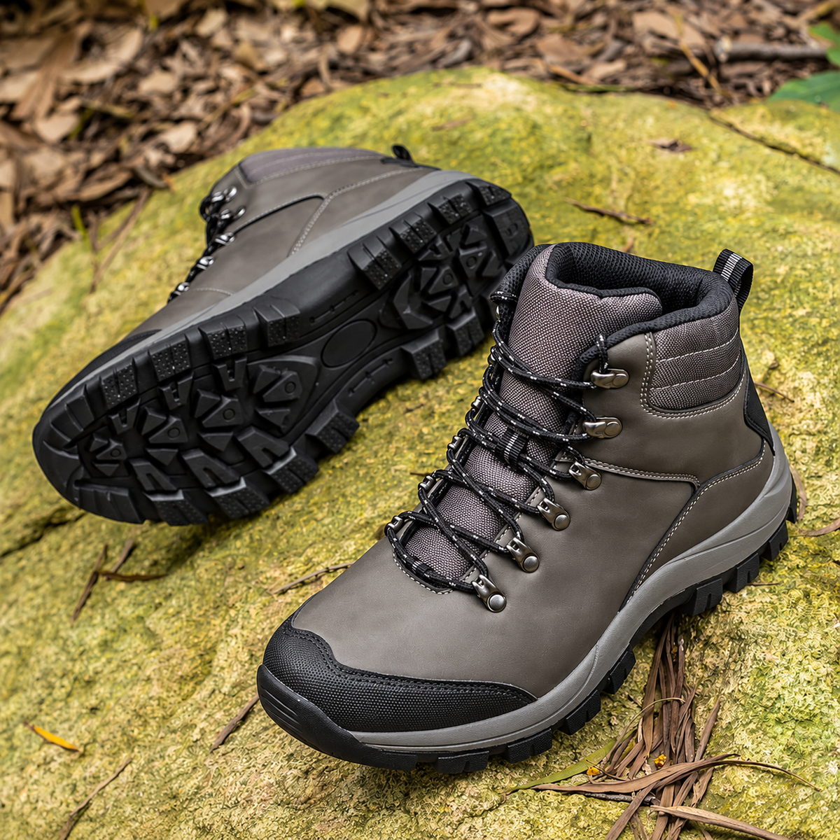 Outdoor Waterproof Non-slip Hiking Shoes For High-top Hiking